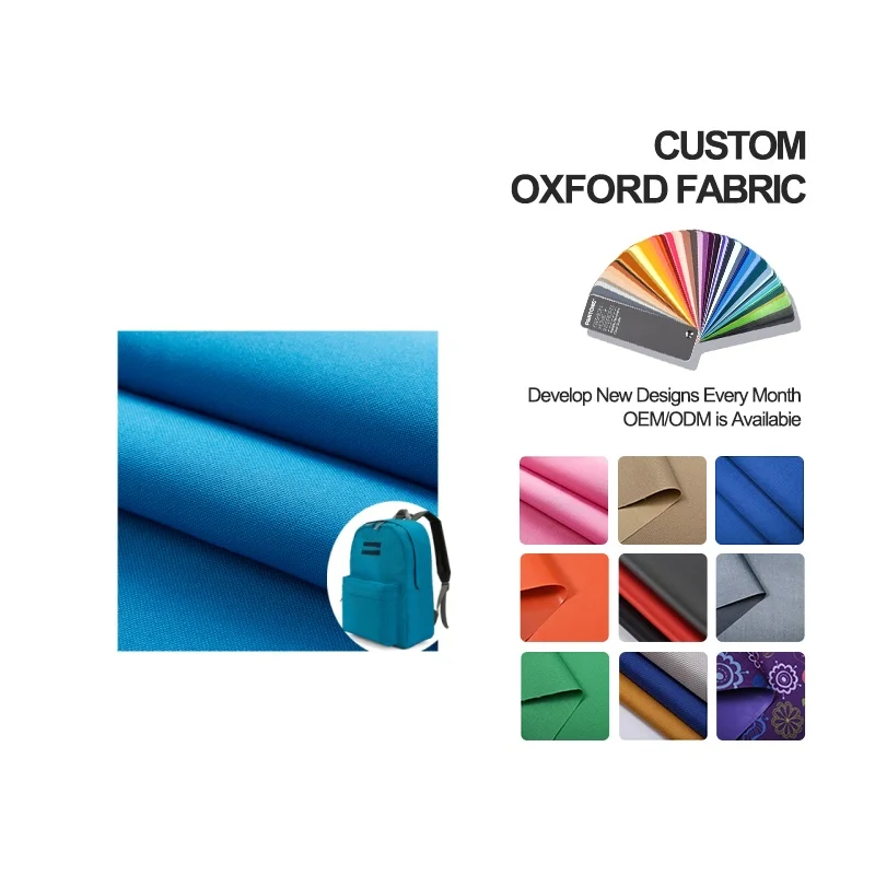 New Trend 100% Polyester 600d Oxford Fabric PVC Luggage Use
