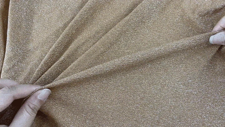 Wholesale Babylon gold thread fabric elastic Latin dance clothing fabric for sky show clothing