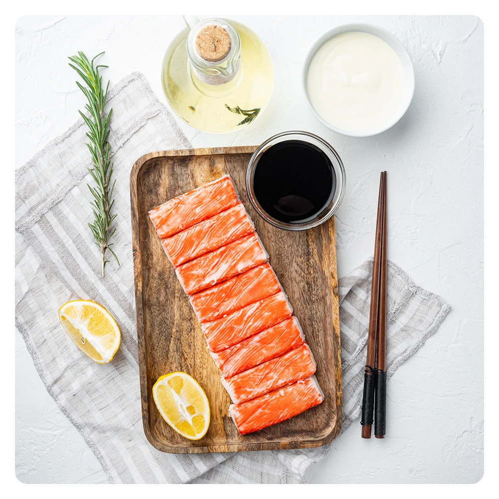 Frozen Surimi Crab Claw  Sticks Including Kani Mama Categorized under Surimi