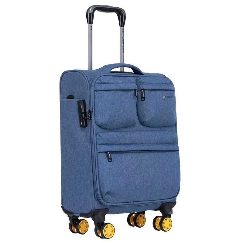 Factory Wholesale Men Women Spinner Wheels 3pcs sets Oxford Suitcase Bag Trolley bags Luggage With Handbag