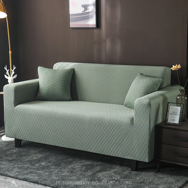 Fancy 3d Sofa Covers Non-slip Strech Full Set Couch Slipcover Universal Jacquard Sofa Covers