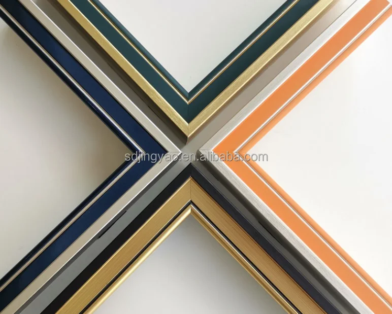 New PS line word picture frame decorative picture frame strip modern simple dressing mirror outer frame strip