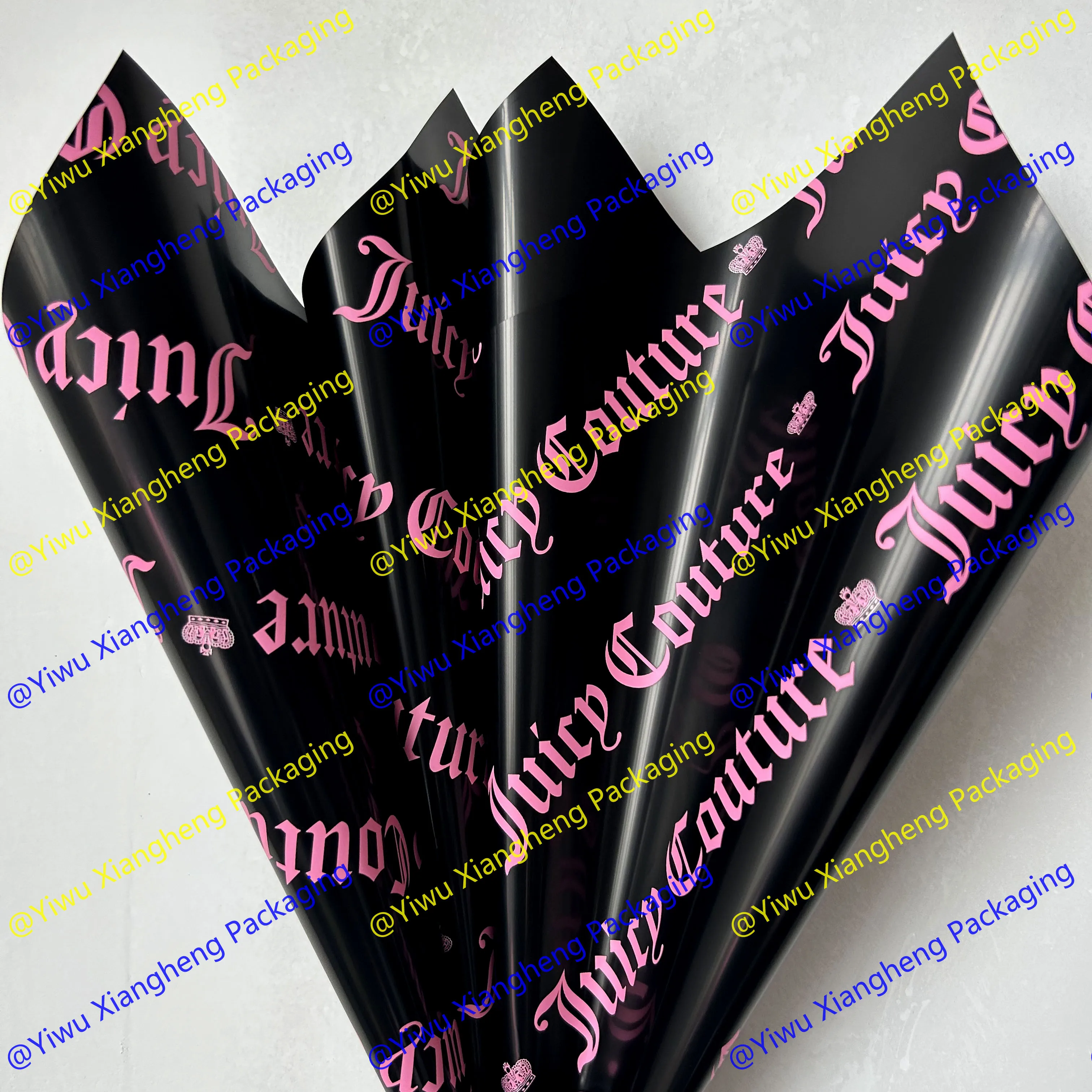 New Design Flower Wrapping Paper Bouquet Wrapping Paper Waterproof Film Florist Materials Floral Materials Gift Wrapping Paper