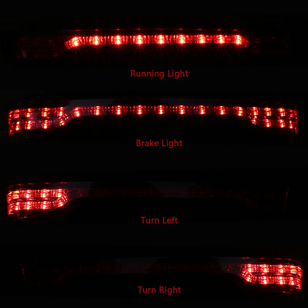 FATECIM Smoke King Tour Pack LED 14-Up Road Electra Glide Ultra Limited Classic 2014-2019 motorcycle Brake light tail light