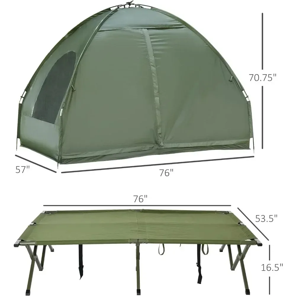 Factory custom PVC Thick Air Mattress 2 Person Four-season Foldable Camping tent Bed Outdoor Hiking Picnic Ground cot tent