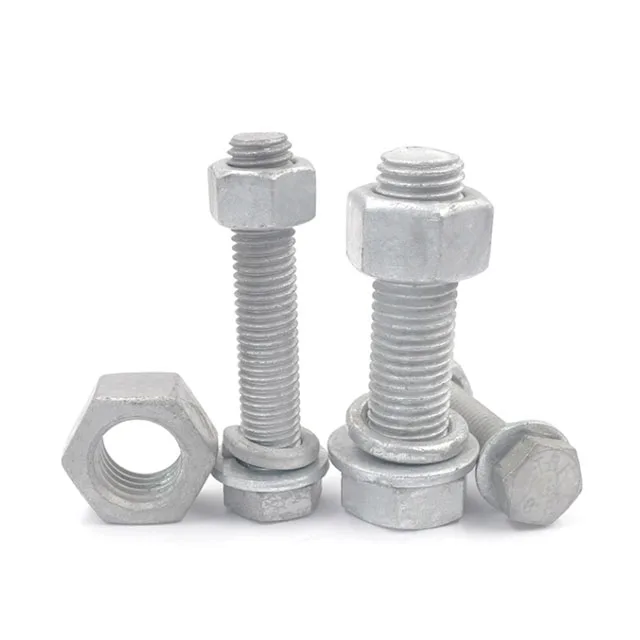 Wholesale High Quality 8.8 Grade Hex Bolts and Nuts M4 M6 M8 M10 M12-M36 DIN933 934