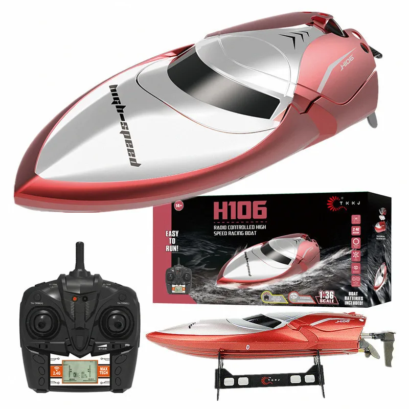 J H106 Waterproof Underwater High Speed Rc 26Cc Gasoline Crocodile Fish Boat Ships Toy Volantex Sr 85