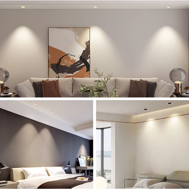 EZELED Wholesale Price Anti-Glare Ceiling Mounted COB IP20 Spot Light 9 15 24 36 45 W Led Light Down