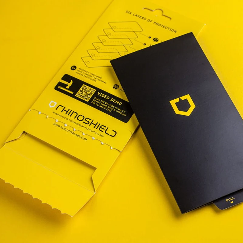 Custom retail package paper packaging box for phone glass screen protector