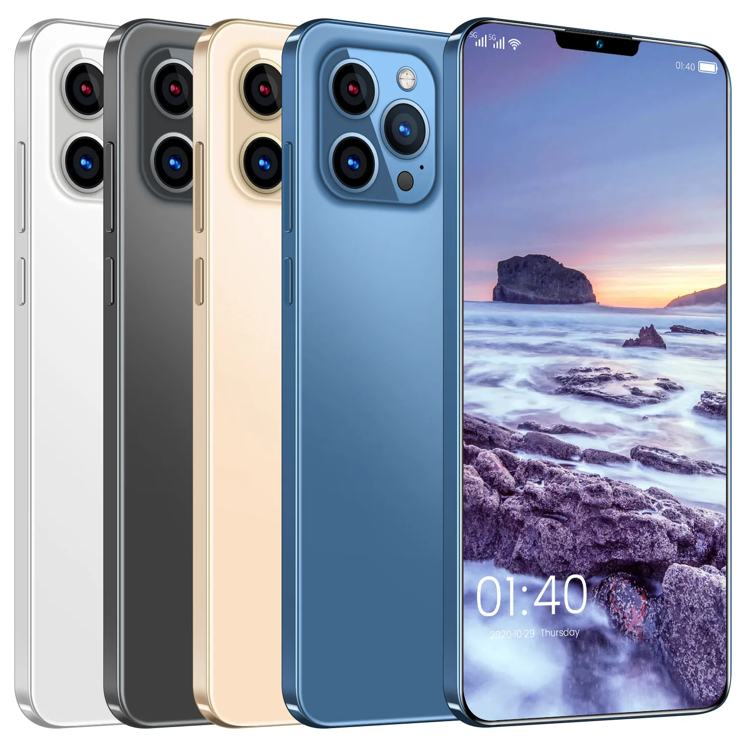 i12 promax6.7 inch 1 + 8g mobile phone smart phone Android mobile phone wholesale