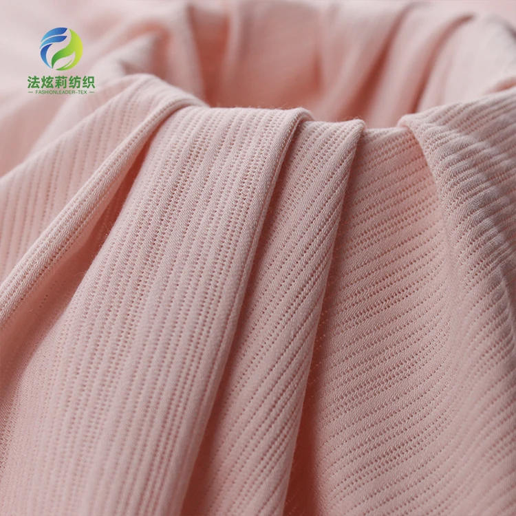 plain dyed 45/45 cotton modal single jersey fabric with spandex Jacquard Single Jersey modal knitted fabric