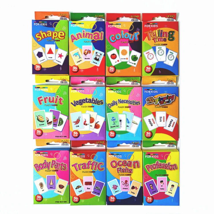 ULi baby educational animal alphabetic english learn children flash memory card kids custom printing flash cards for kids