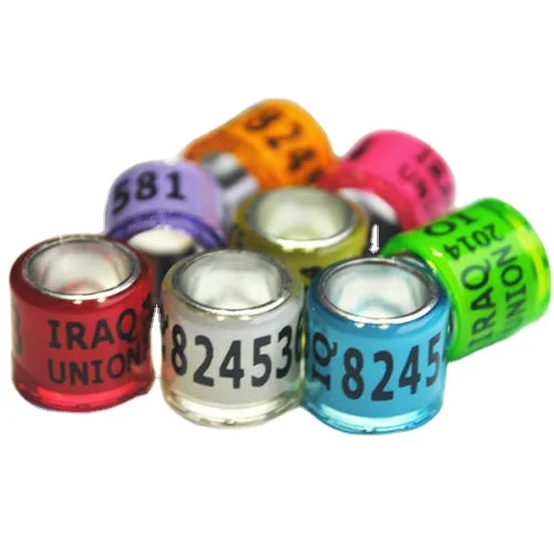 2025 Manufacture-Direct  Top Quality   Europe Dubai Racing Pigeon Club Ring Customized ring