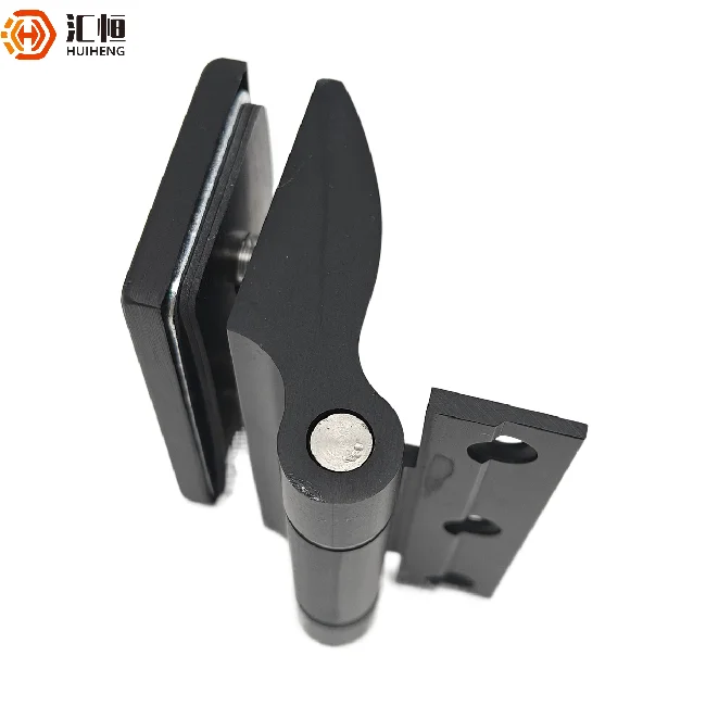 China Top Selling Black Door Glass Hinges Aluminum Hinges for Window and Doors
