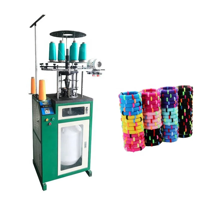 Circular 4-way Hair Circle Knitted Flowers Towel Hair Band Making Machine