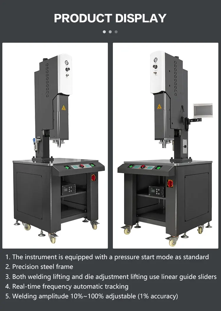 Plastic Gun Forming Making Sealing Roller Ribbon Slitting Parts Vacuum Ultrasonic Welding Machine