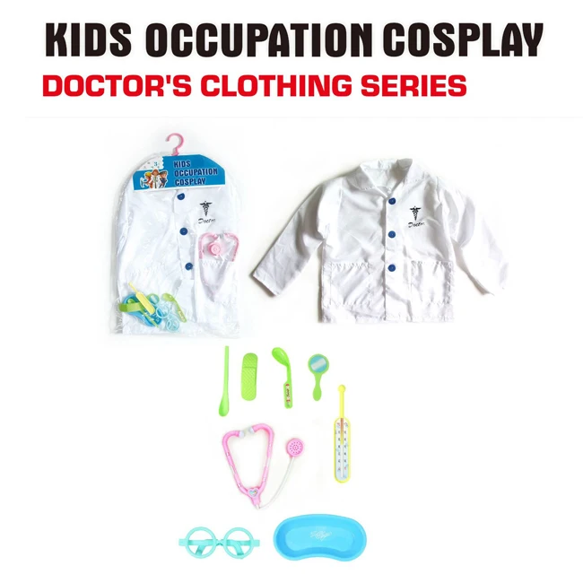 The doctor suit role playing toy kids pretend play toys interesting costume with