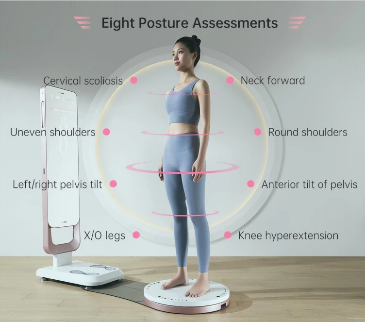 U+300 body scanner measurement full body check up biofeedback  machine inbody composition analyzer impedance body scan analyser