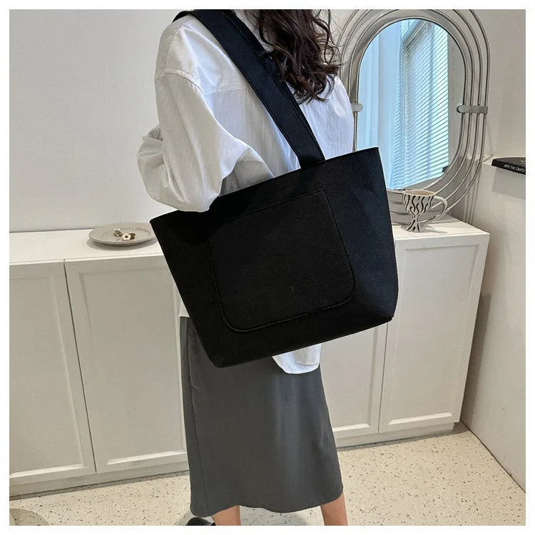 fashion felt shopping bag custom color with high quality