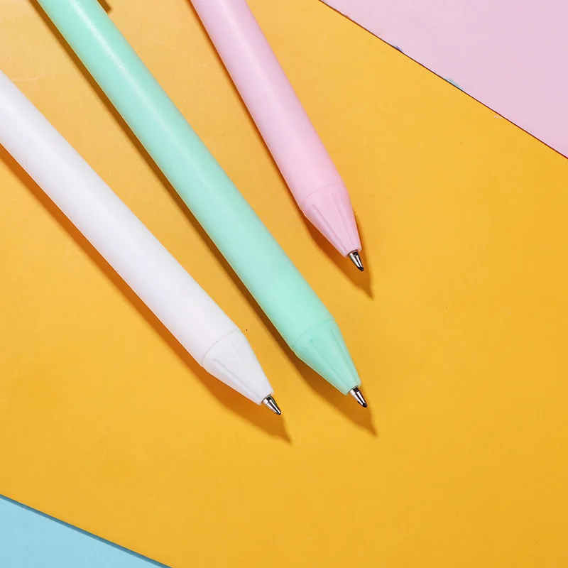 gel pens wholesale Candy color Simple small Signing pen Fresh black 0.5 gel pen