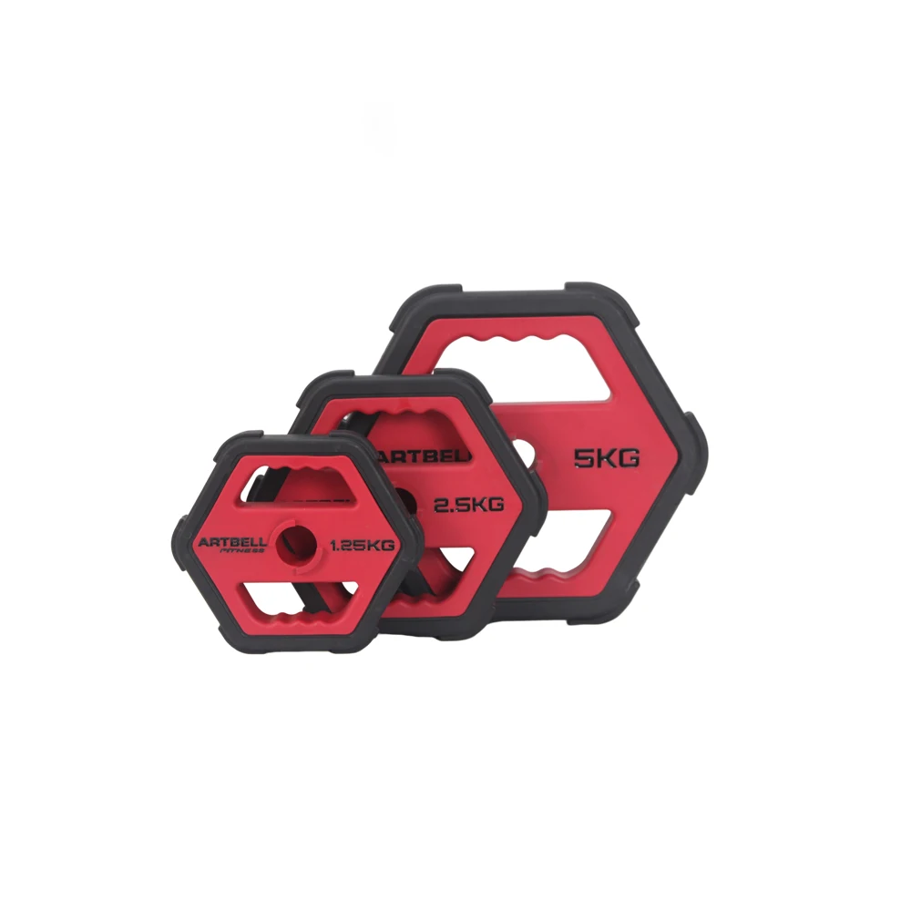 Gym Machine Barbell Weights Factory Wholesale   TPU Adjustable Dumbbell / Barbell Set