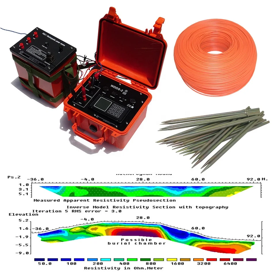 Geophysical Digital DC Resistivity Meter underground water detector WDDS-2