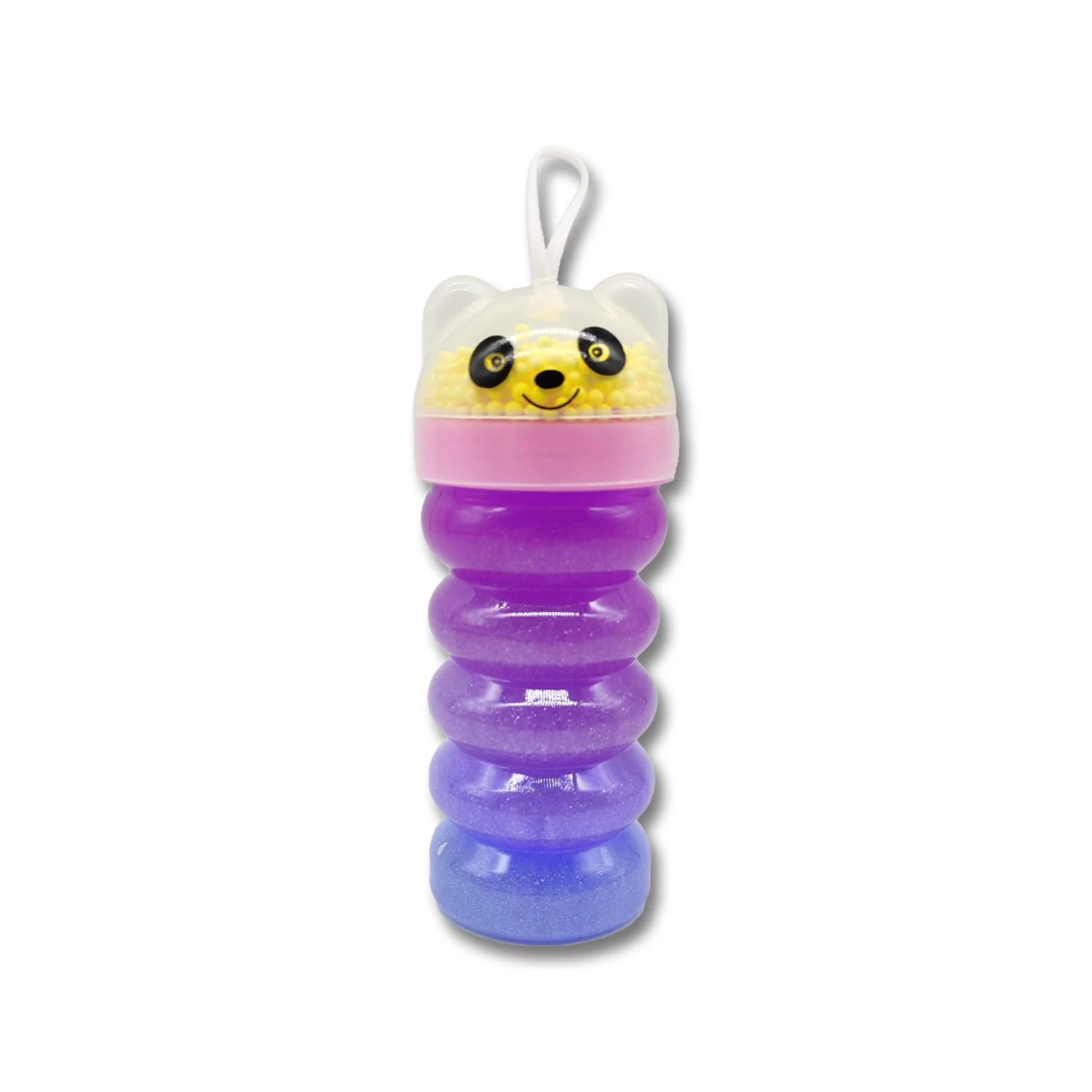 High Quality New Arrived Cartoon Cat Eggplant Gradient Ramp Crystal Soil Wire Drawing Slime Crystal Mud 12 Pc