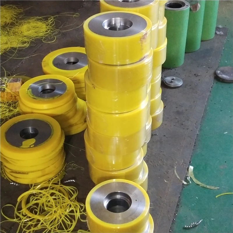 Durable Heavy Duty Pu Load Roller Wheels Coating Industrial Casters Wheels