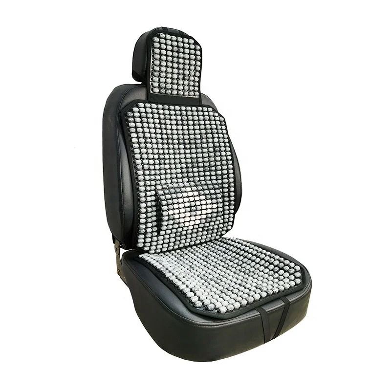Universal Summer Cooling Massage Wood Beads Car Seat Cushion Cover Mesh Lumbar Pillows & Seat Cushions Mat