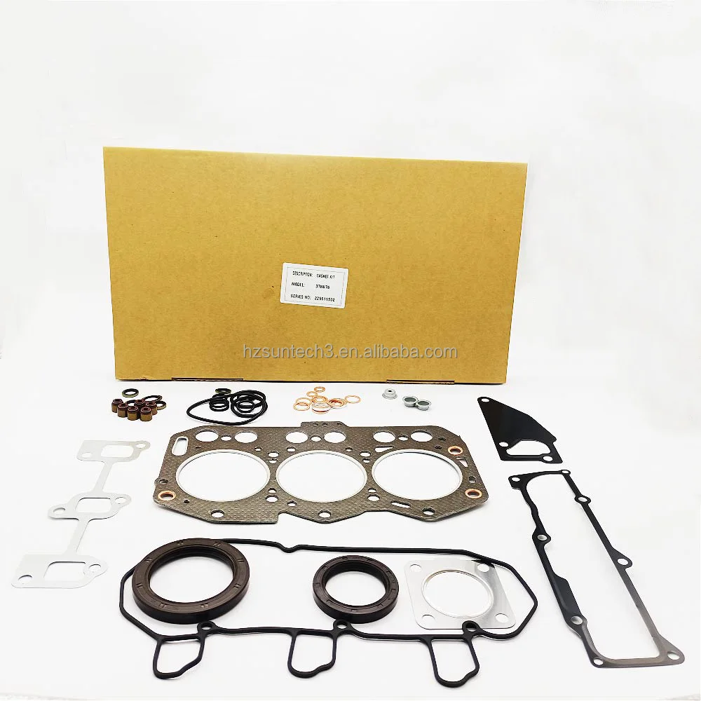 New 3TNV76 Cylinder Piston 119717-22080 Ring Valve Bearing Bush Gasket Kit  for 3TNV76 Engine