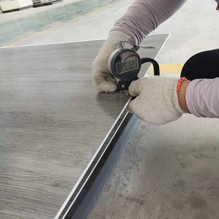 
Fire Resistance Wood Grain Indoor Places Spc 12mm Flooring Cheap Vinyl Floor 