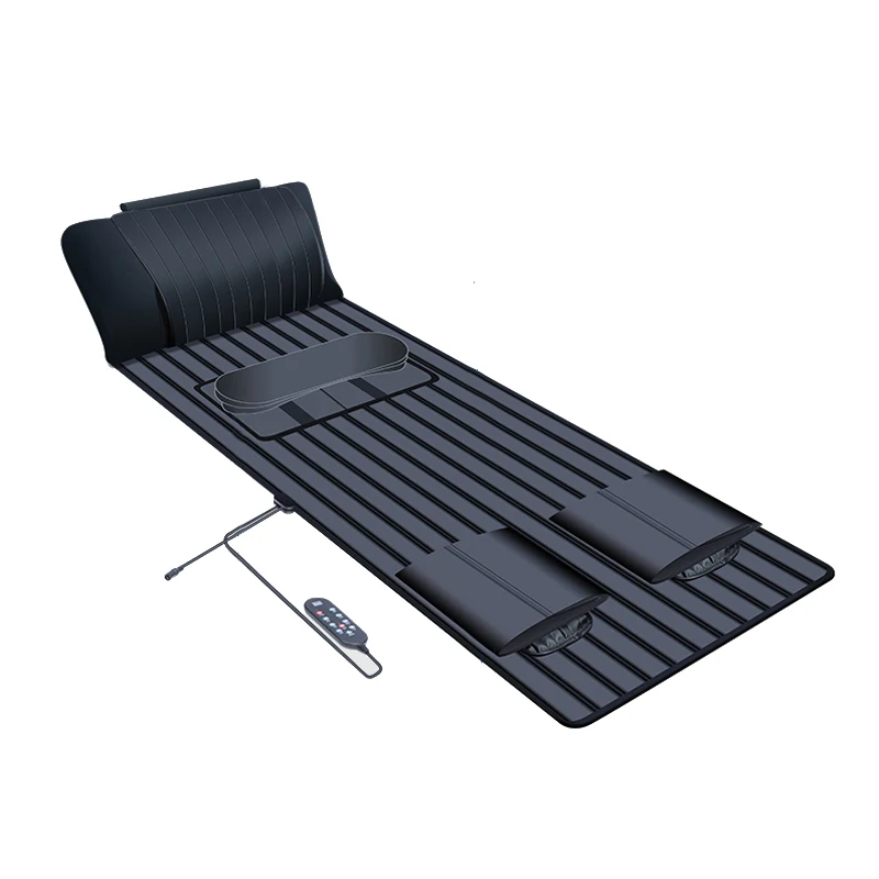 japanese bed electric vibration heat inflatable function mini neck massage mattress cushion