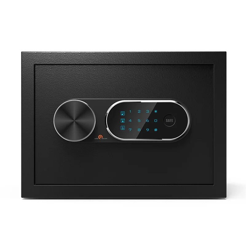 The latest touch screen or fingerprint k3-25/30/50cm electronic password safe home small safe office all-steel smart safe