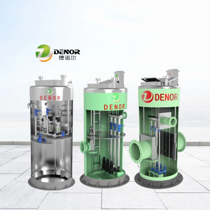 Integrated sewage lifting pump station plant assembly finished product shipment environmental protection and pollution-free