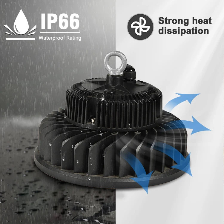 Zhongshan Заводская Светодиодная лампа Highbay, склад Ip66, наружная Водонепроницаемая 100 Вт, 150 Вт, 200 Вт, светодиодный светильник высокого уровня