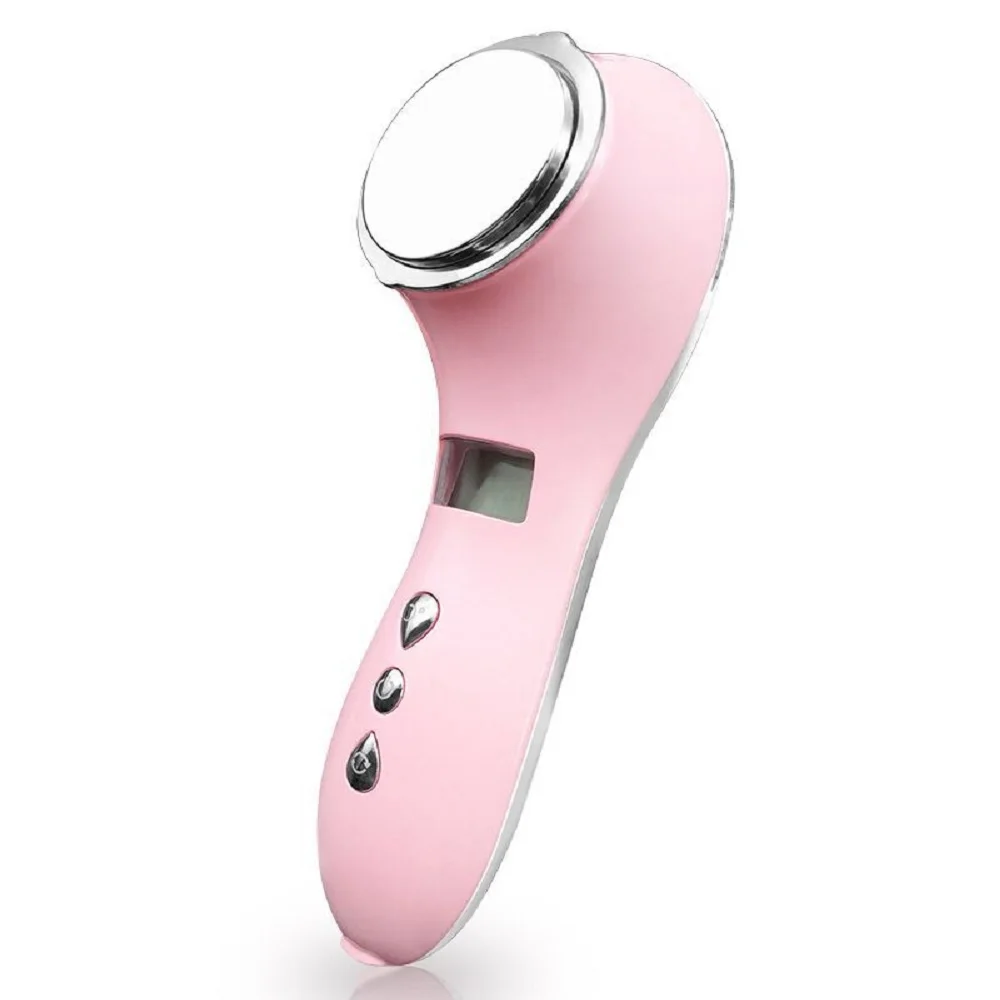 Hot And Cold Ultrasonic Anti Aging Face Beauty Device For Wrinkle Removal Facial Toning