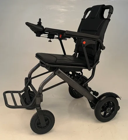 Aluminum Portable Folding Electric Wheelchair Airplane Travel Silla de Ruedas Electrica for Elderly Disabled Person