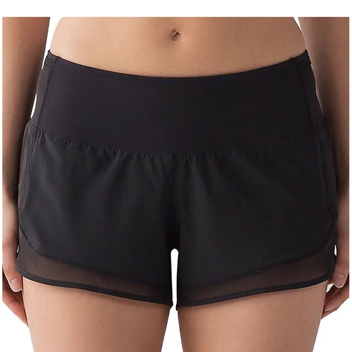Mesh pocket jogging apparel workout fitness wear elastic waistband design Custom women marathon trail Running Shorts