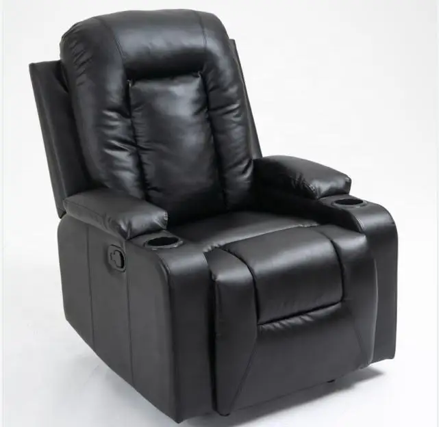 Factory nice price home furniture pu leather comfortable chaise lounge chair
