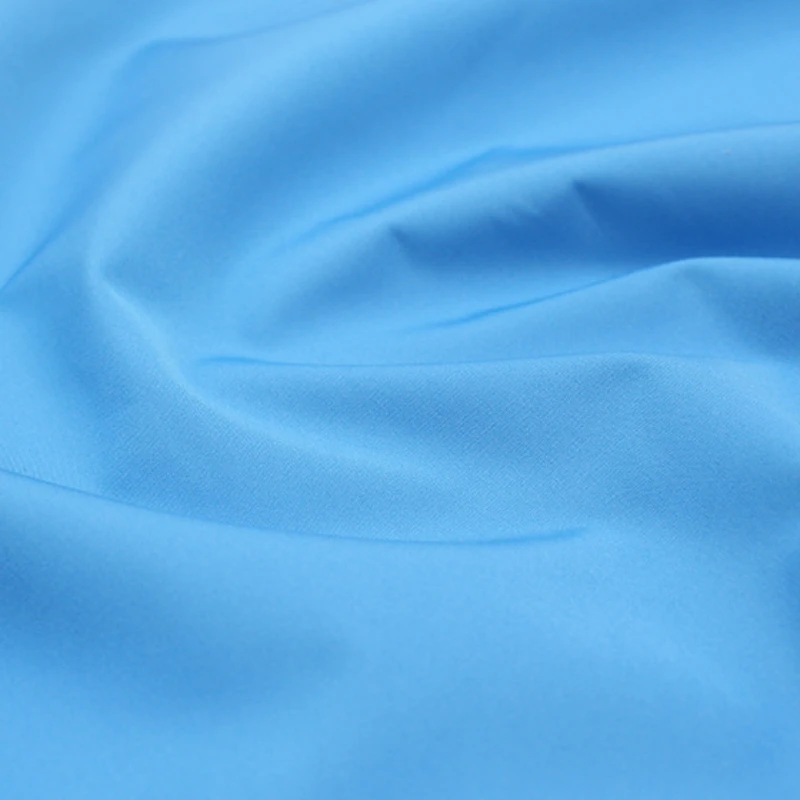 In stock 75D cotton memory TPU milky white film fabric waterproof breathable functional windbreaker shell jacket fabric