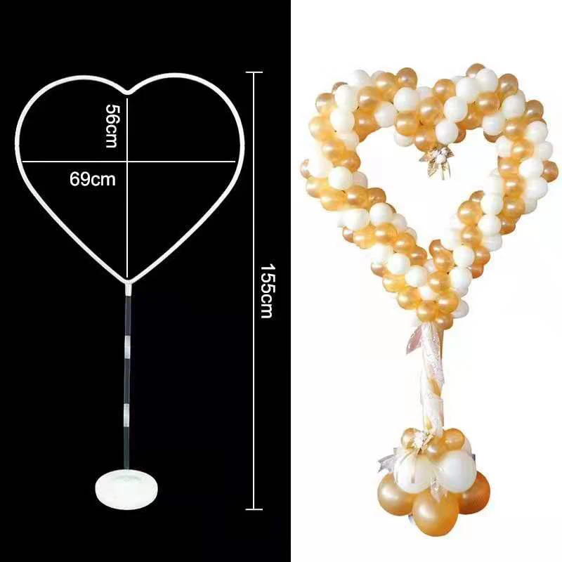 Heart Shaped Birthday Festival Party Decoration Supplies  Party Needs Balloon Stand
