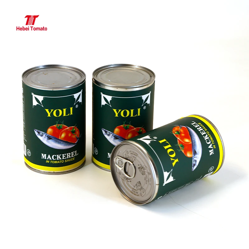 Best Selling 155g Canned Mackerel in Tomato Sauce