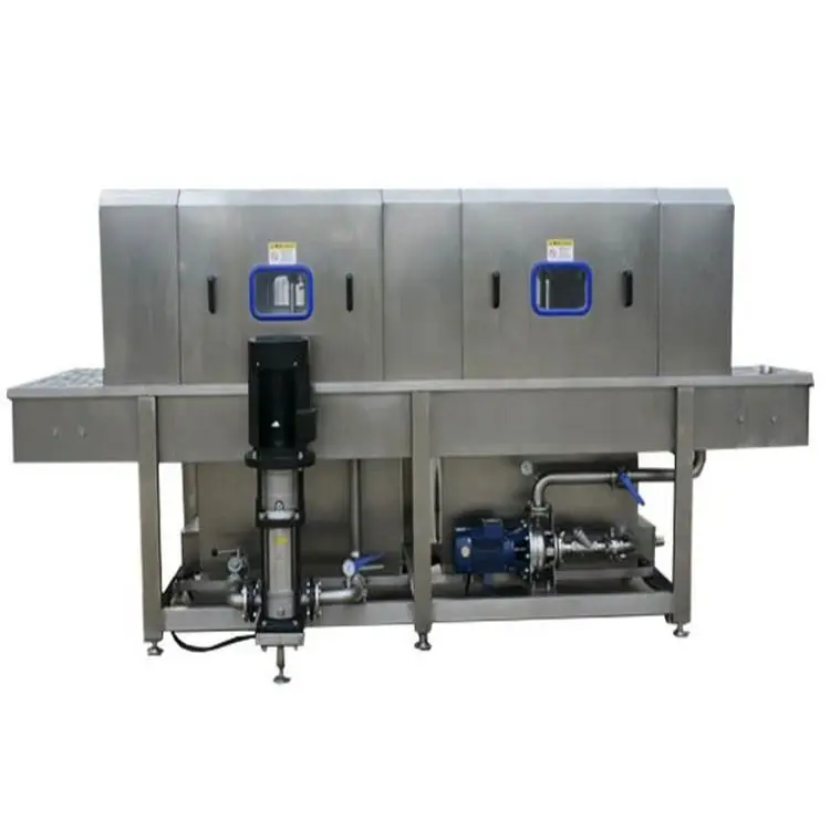 commercial automatic tray washer industrial plastic box pallet crate Turnover basket washing machine with best price tray washer