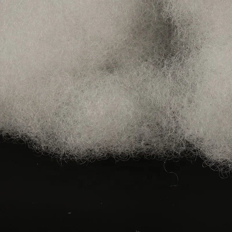 3D 64mm Siliconized Wholesale nonwoven siliconized polyester staple fiber for stuffing