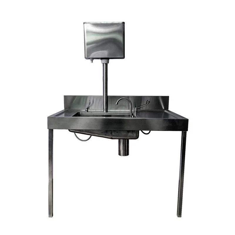 304 stainless steel hopper slop sluice sink surgical hand washing sink freestanding medical sink