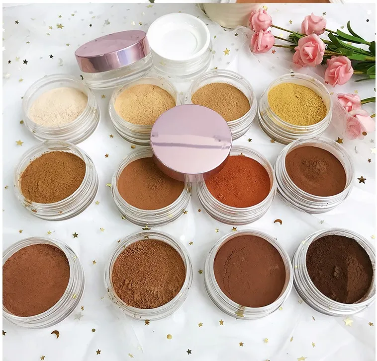 12 Colors Private Label Vegan Cruelty Free Long Lasting Waterproof Loose Banana Setting Powder