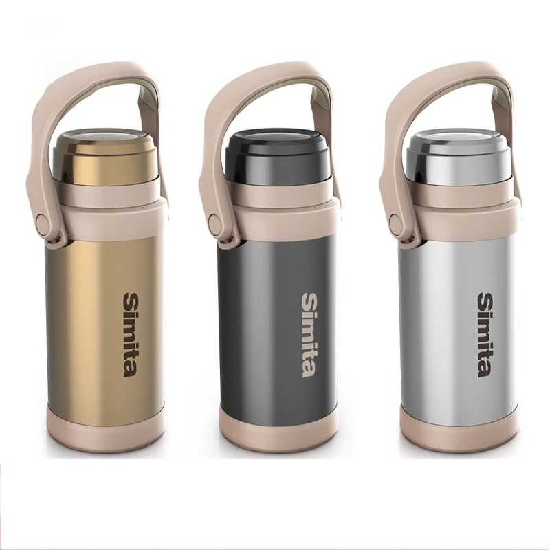SIMITA Vacuum Flask 304 Stainless Steel water Proof 2000ml Large Capacity Insulated Thermos for Traveling Climbing Hiking
