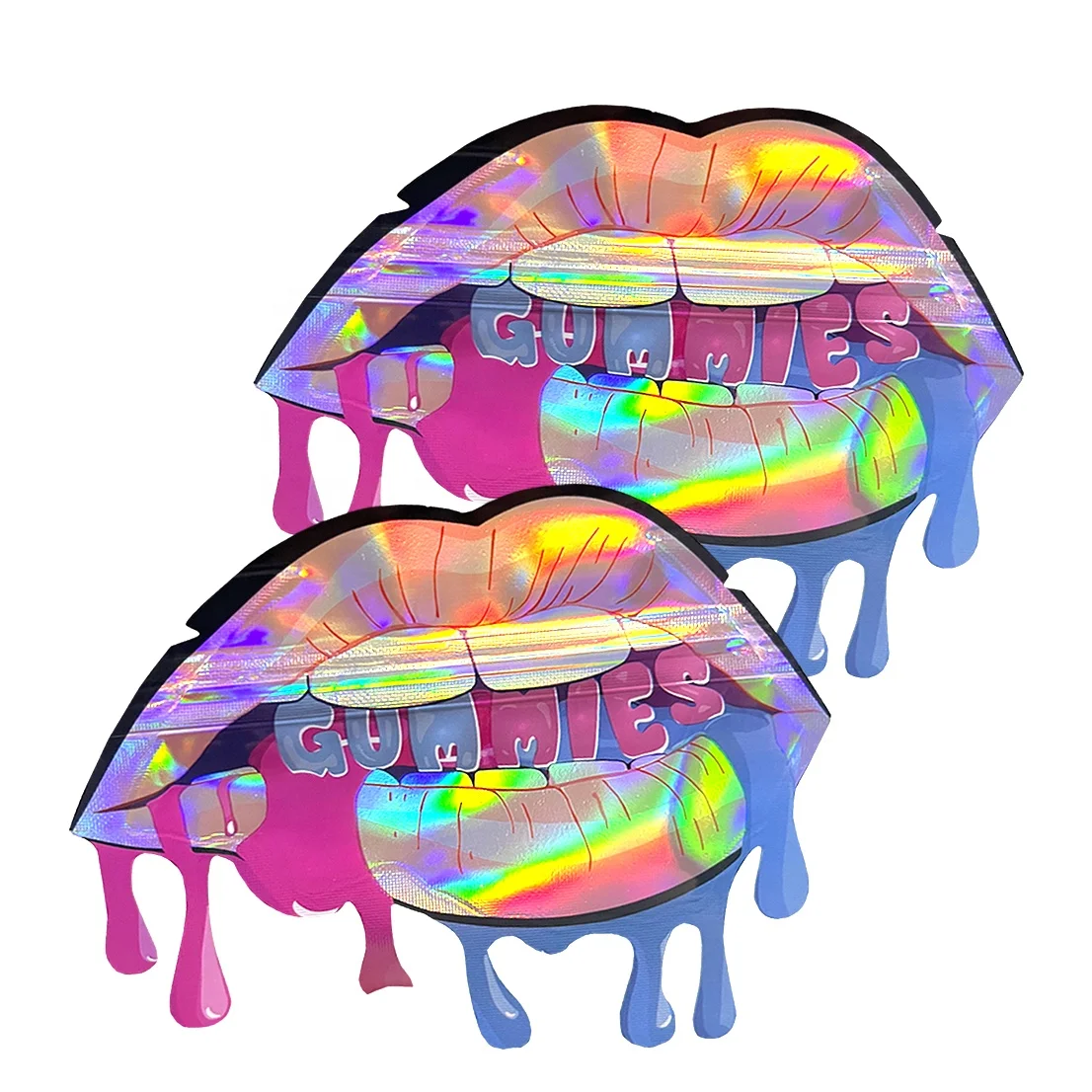 3.5g 8th Cali Zipper Pouch Cookie Cereal Custom Shaped Mylar Bags With Display Window Boxes For Edibles Packaging