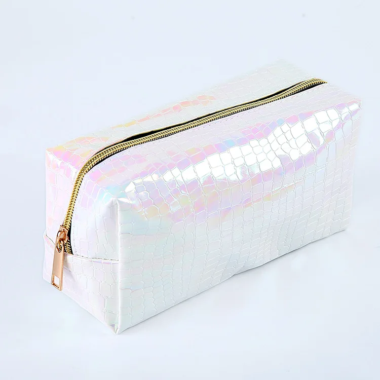 Durable Factory Manufacture luxury Scales woman real small leather cosmetic bag