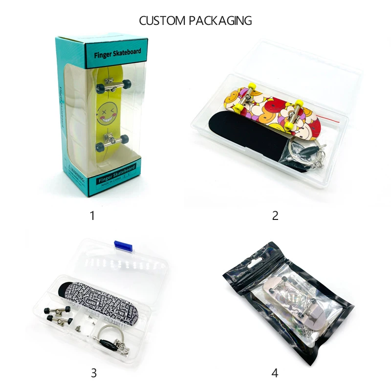 100 30mm Tech Custom 5 Layer Maple Wood Deck Finger Skateboard Fingerboard